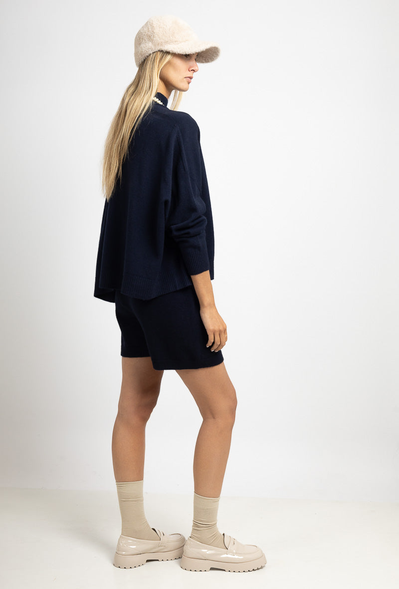 Gilet court en maille sans couture
