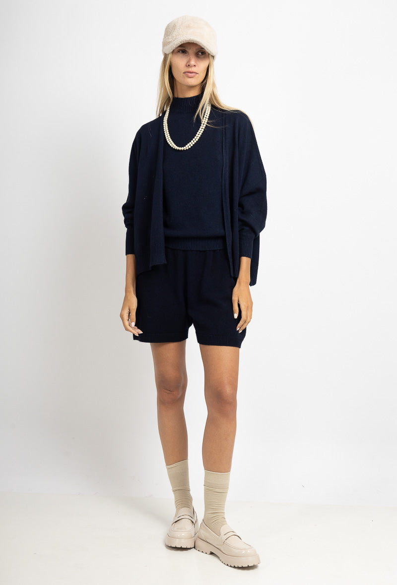 Gilet court en maille sans couture