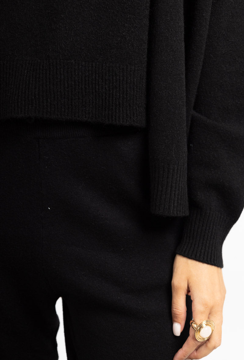 Gilet court en maille sans couture