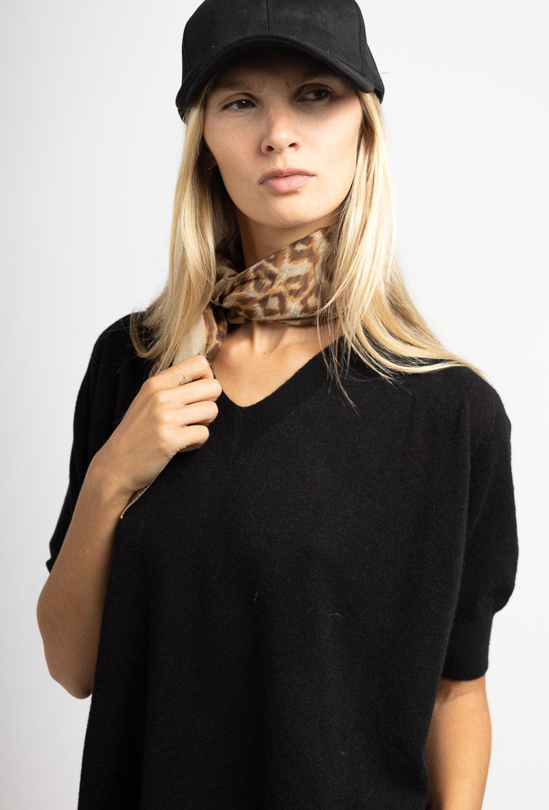 Pull ultrafin col V