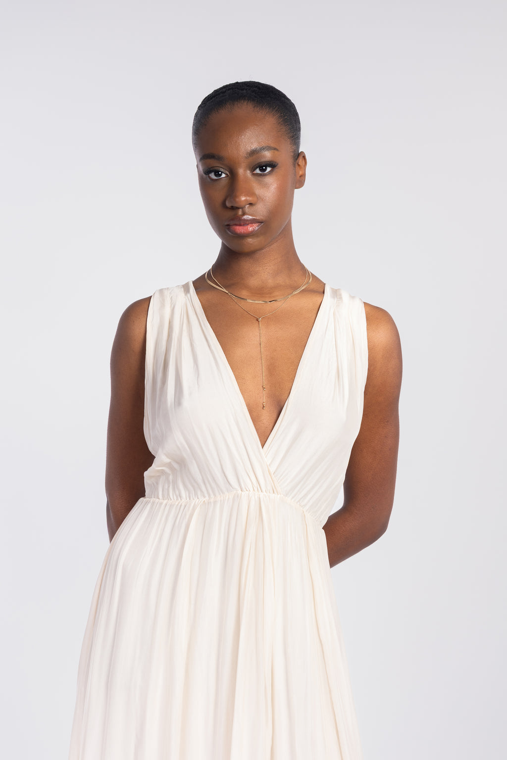 Robe longue avec détails