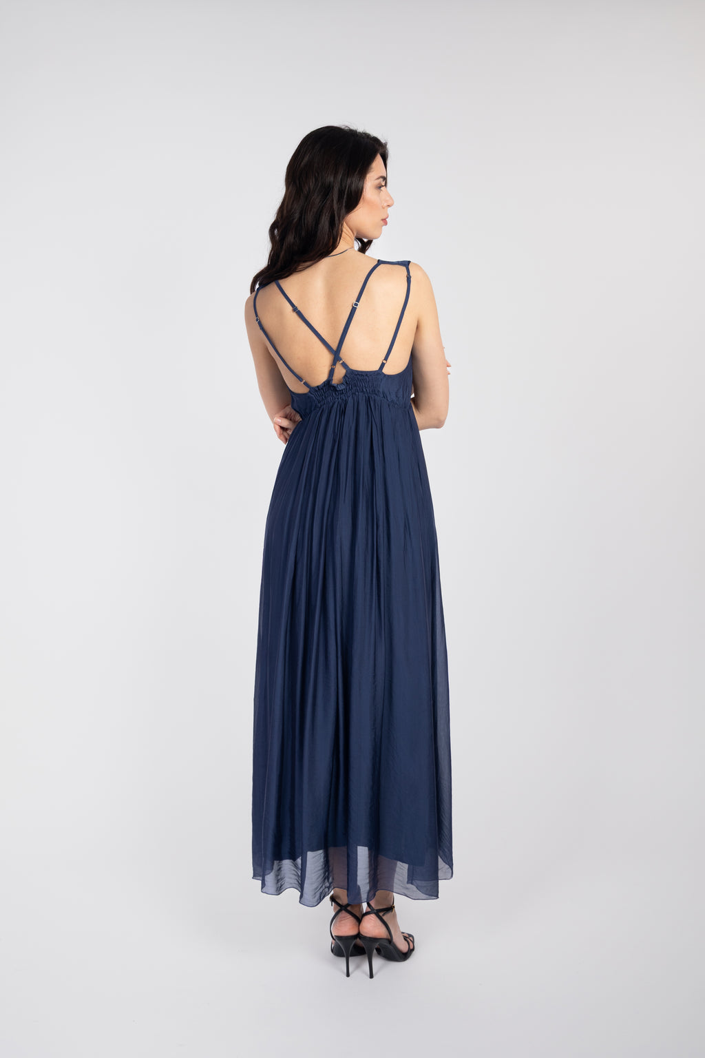 Robe longue avec détails