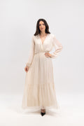 Long silk dress