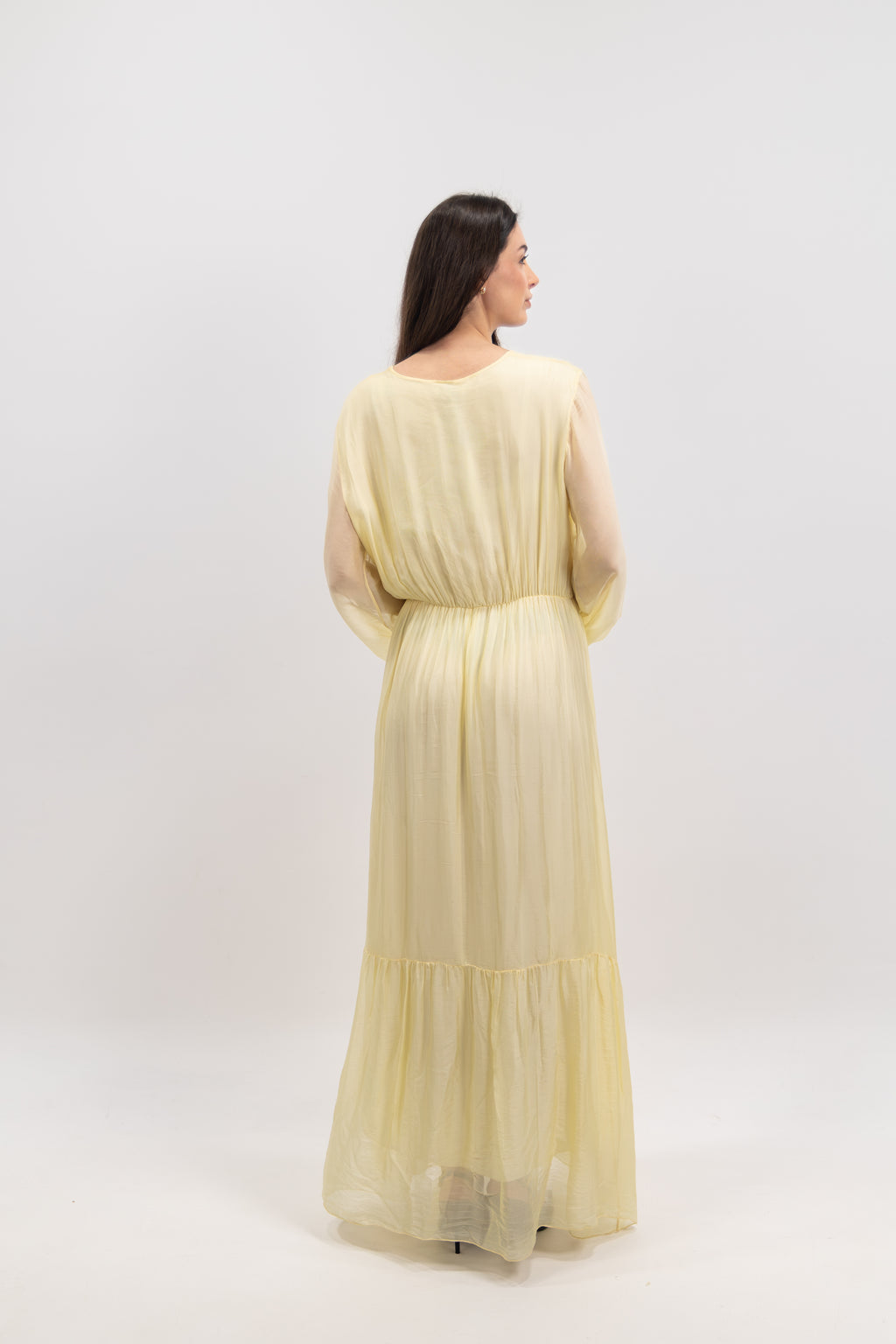 Long silk dress