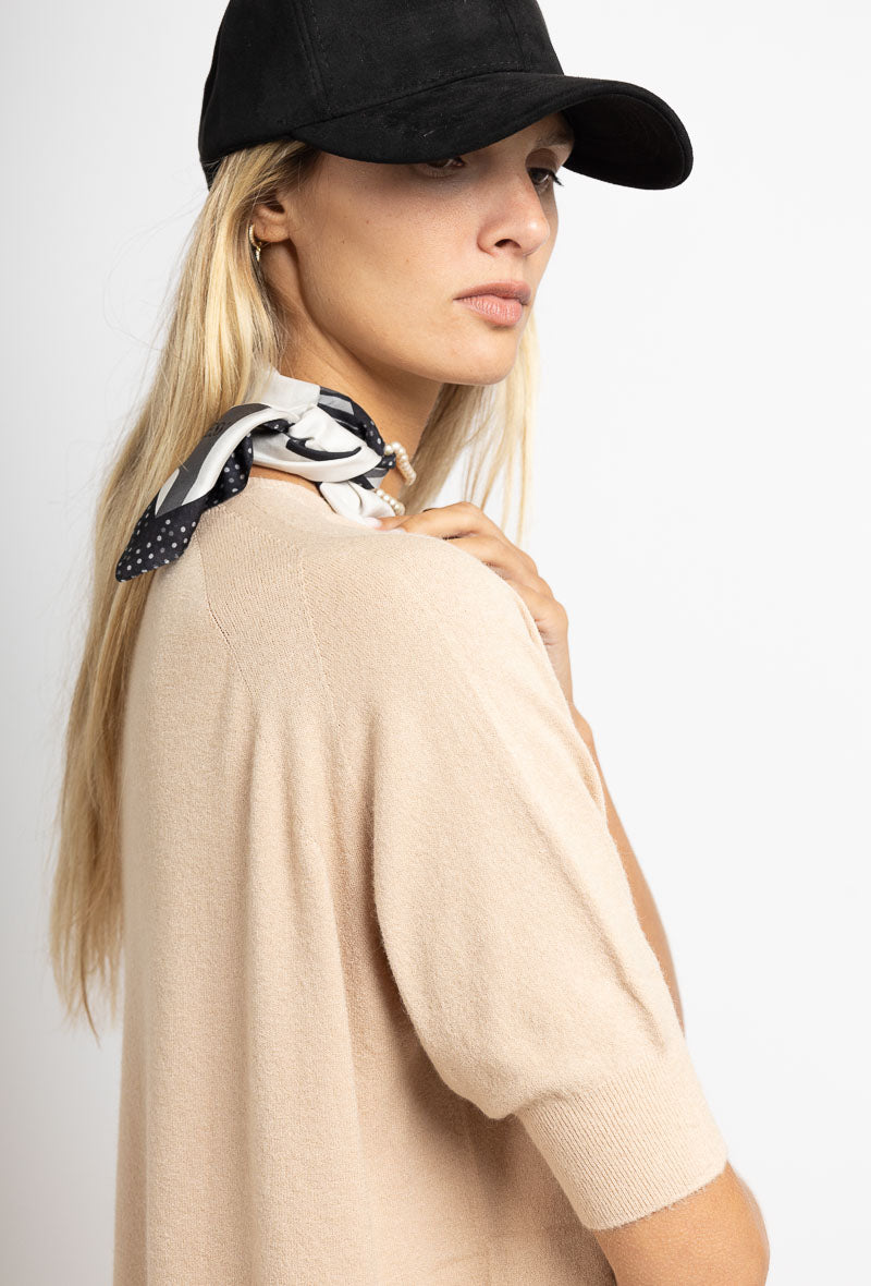 Pull ultrafin col V
