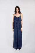 Silk trousers