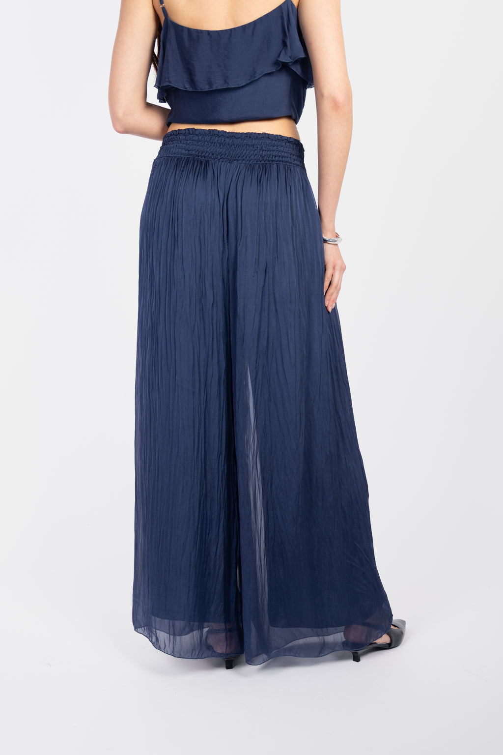 Silk trousers