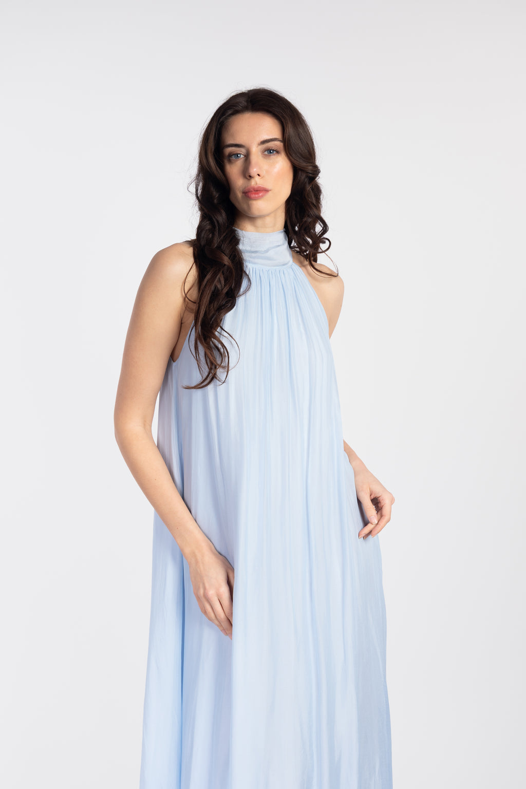 Long silk dress