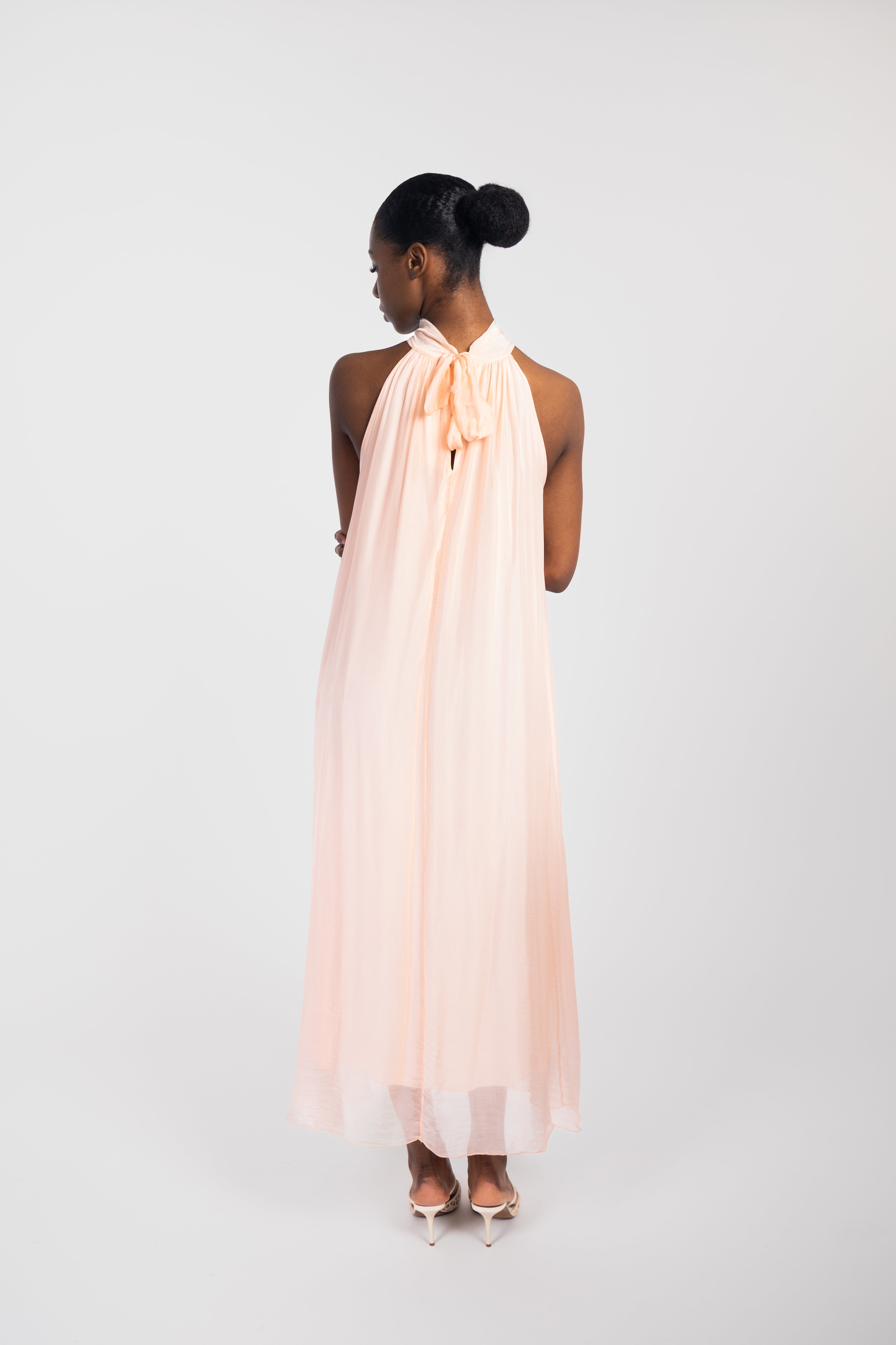 Long silk dress