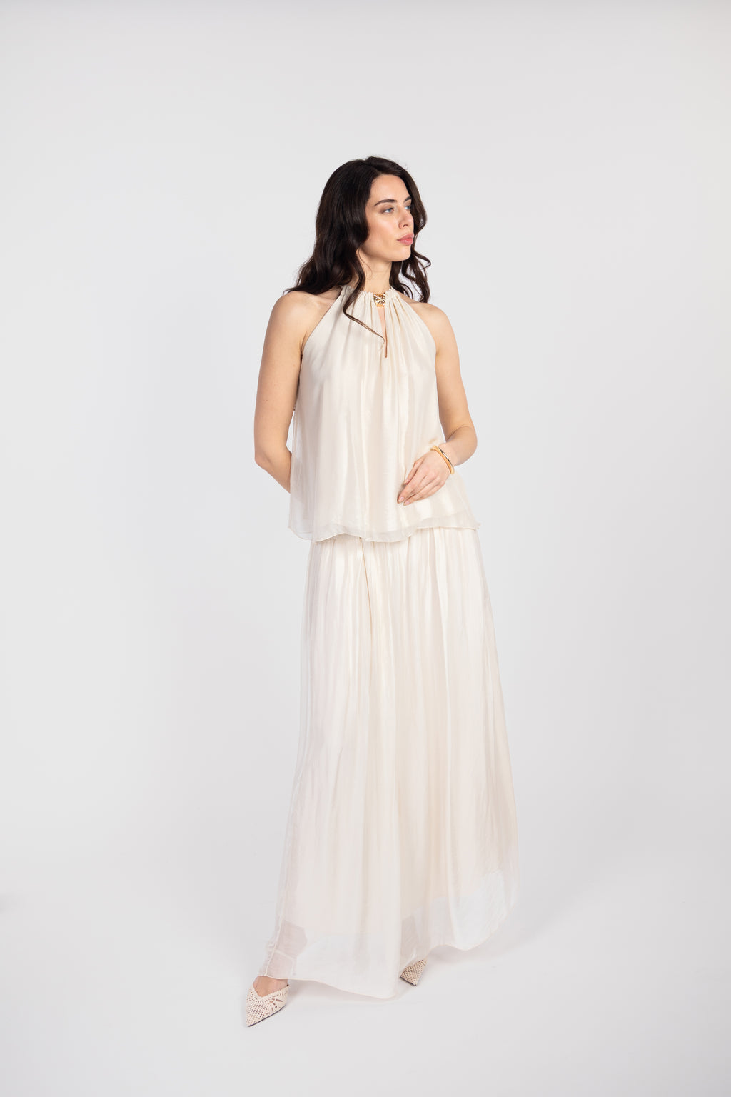 Flowing maxi skirt
