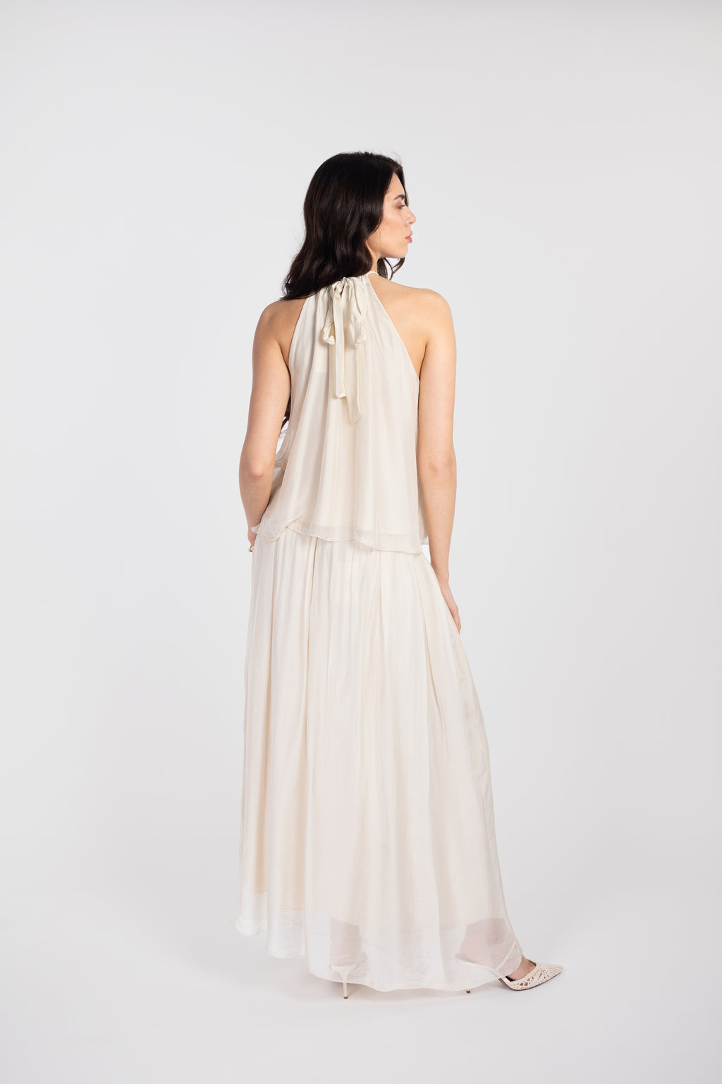 Flowing maxi skirt