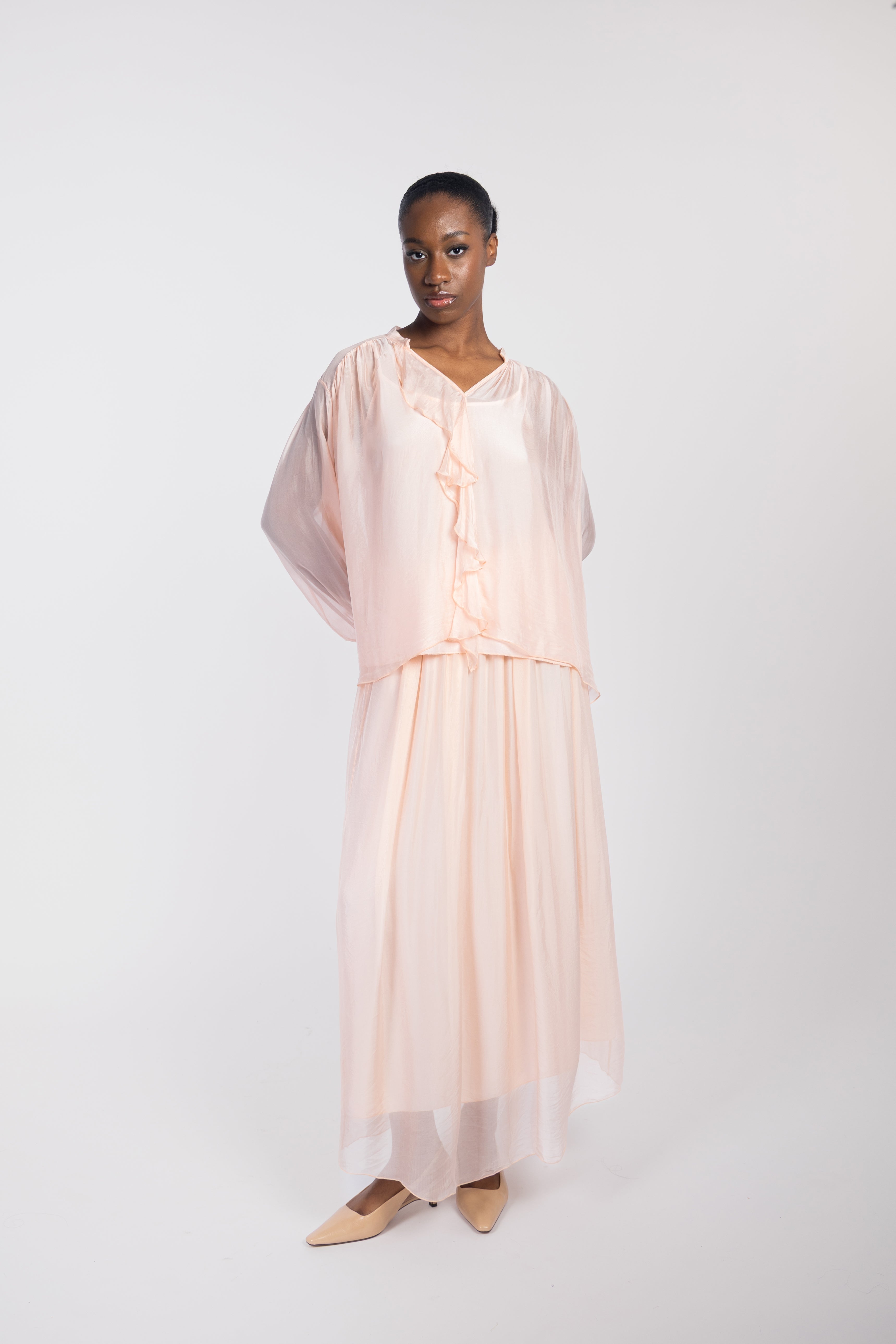 Flowing maxi skirt
