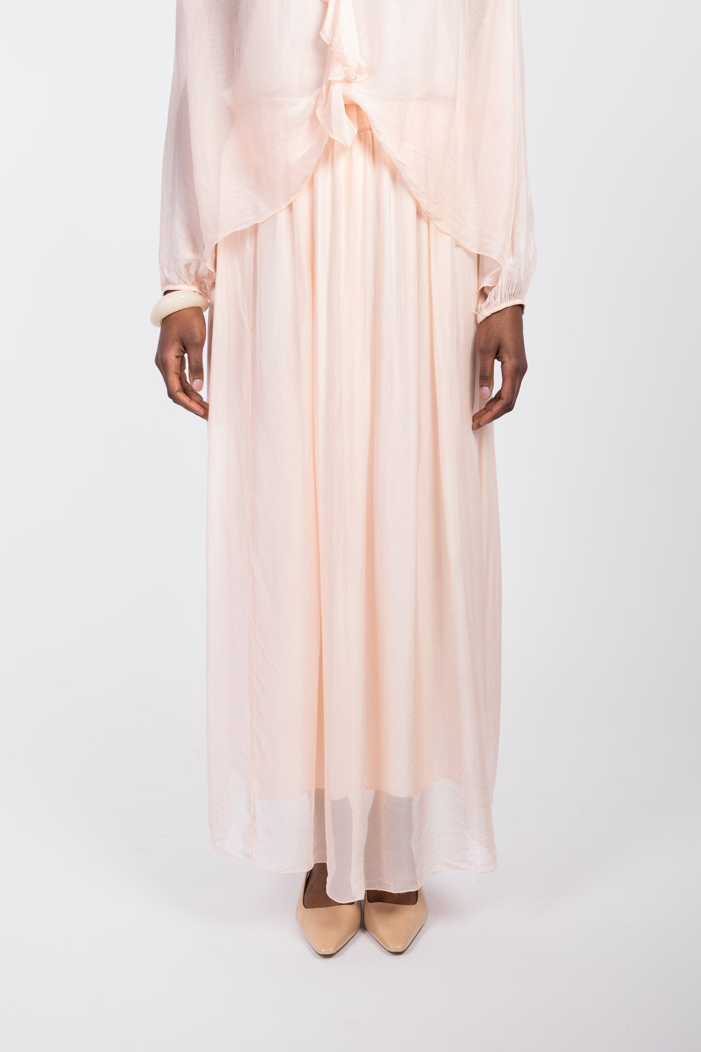 Flowing maxi skirt