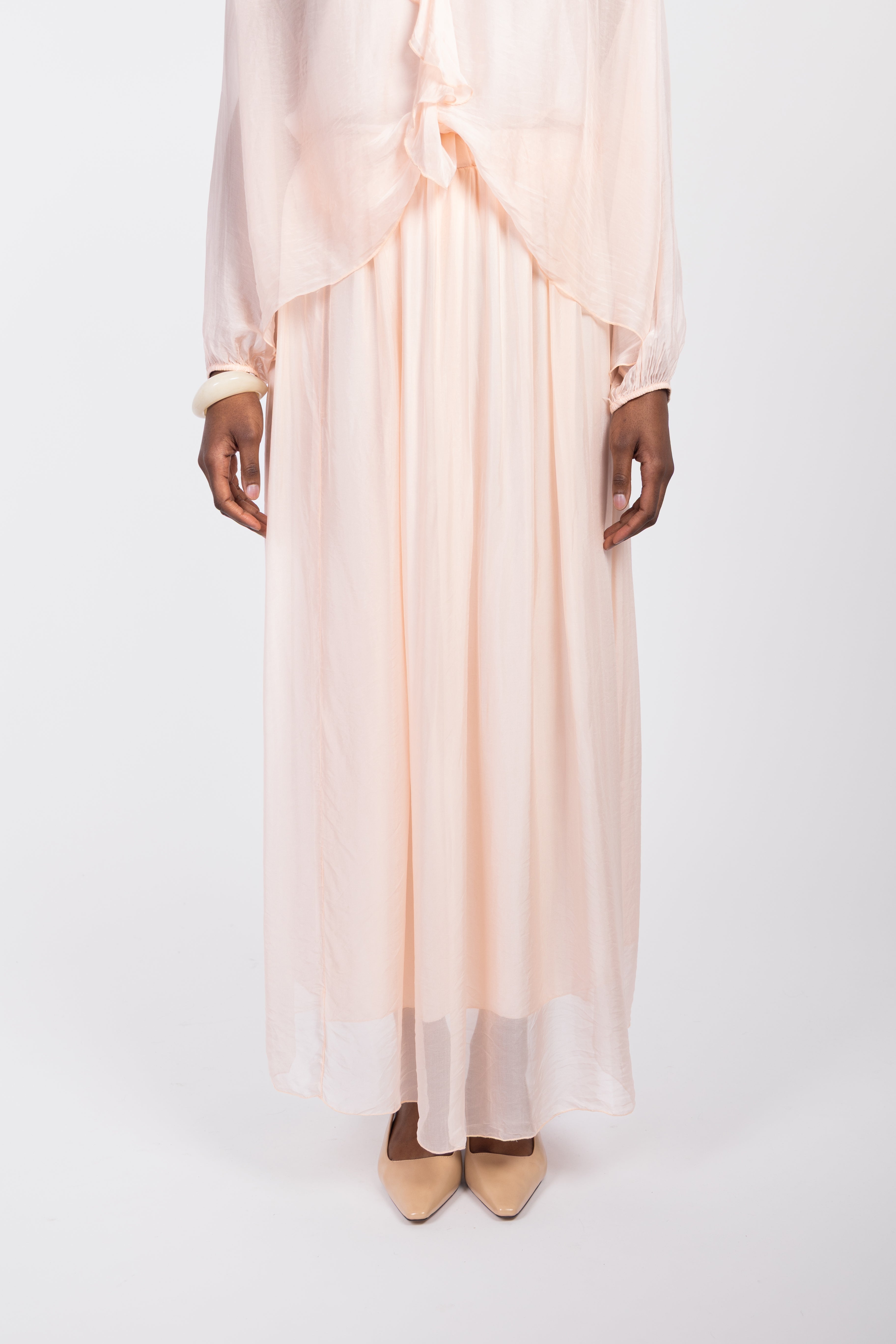 Flowing maxi skirt