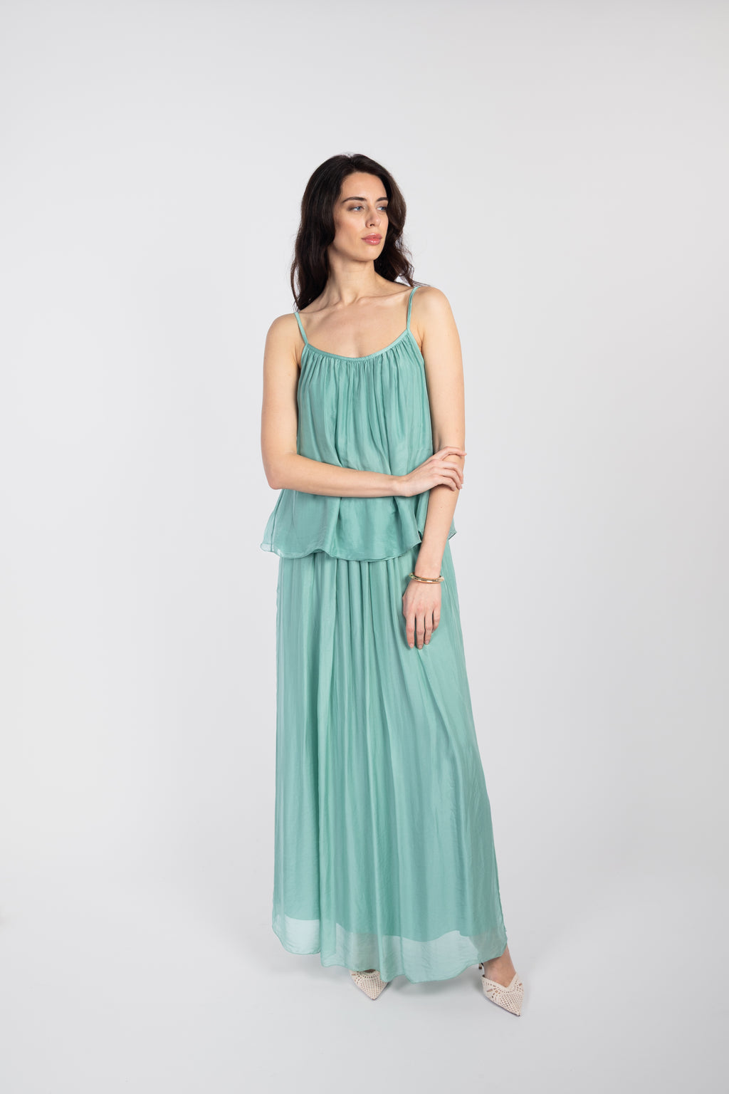 Flowing maxi skirt