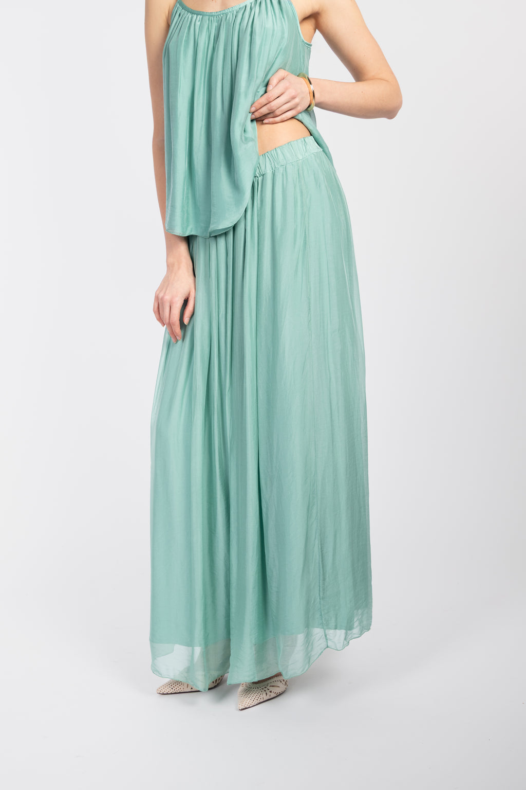 Flowing maxi skirt