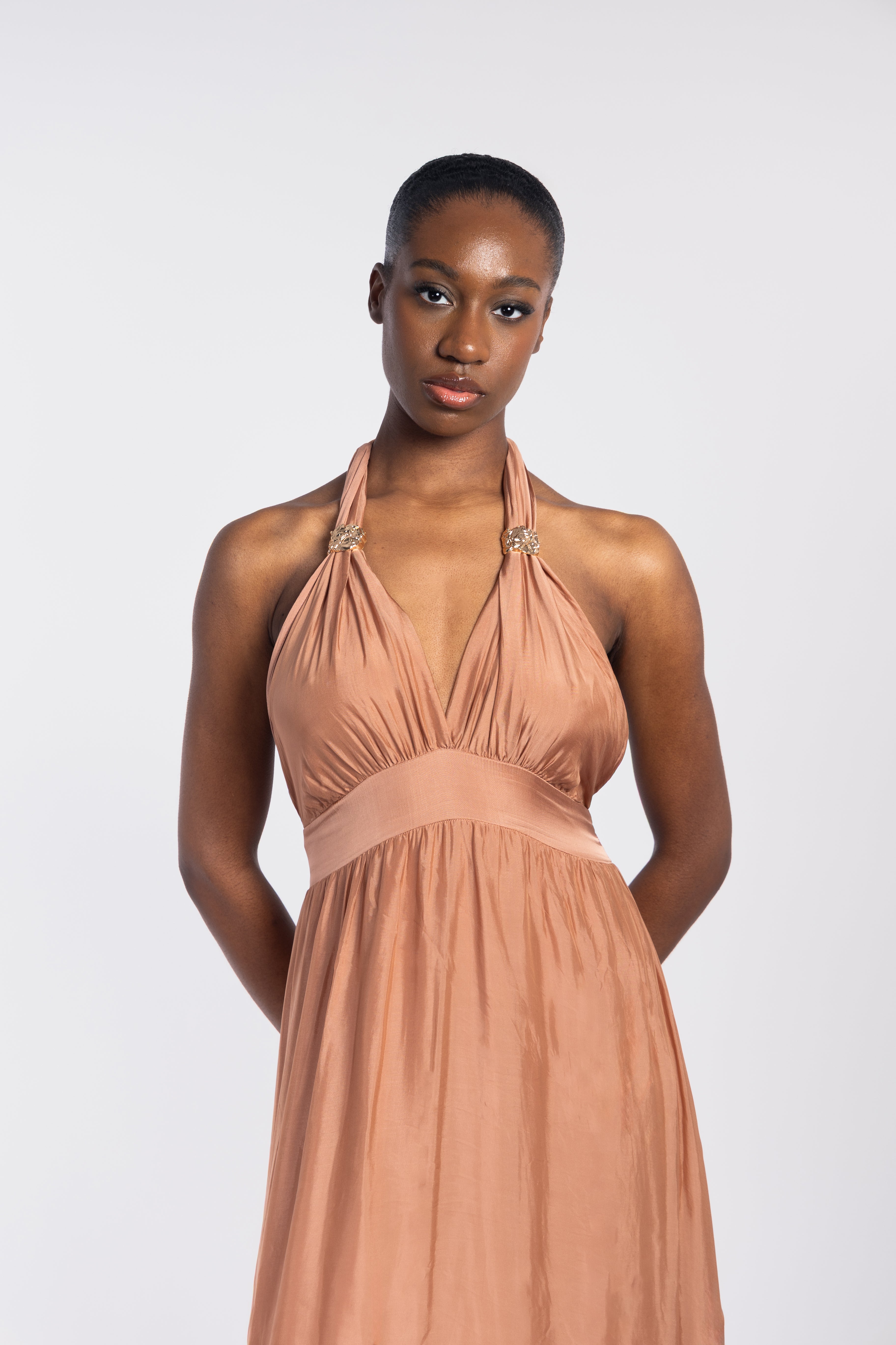 Jewel detail dress