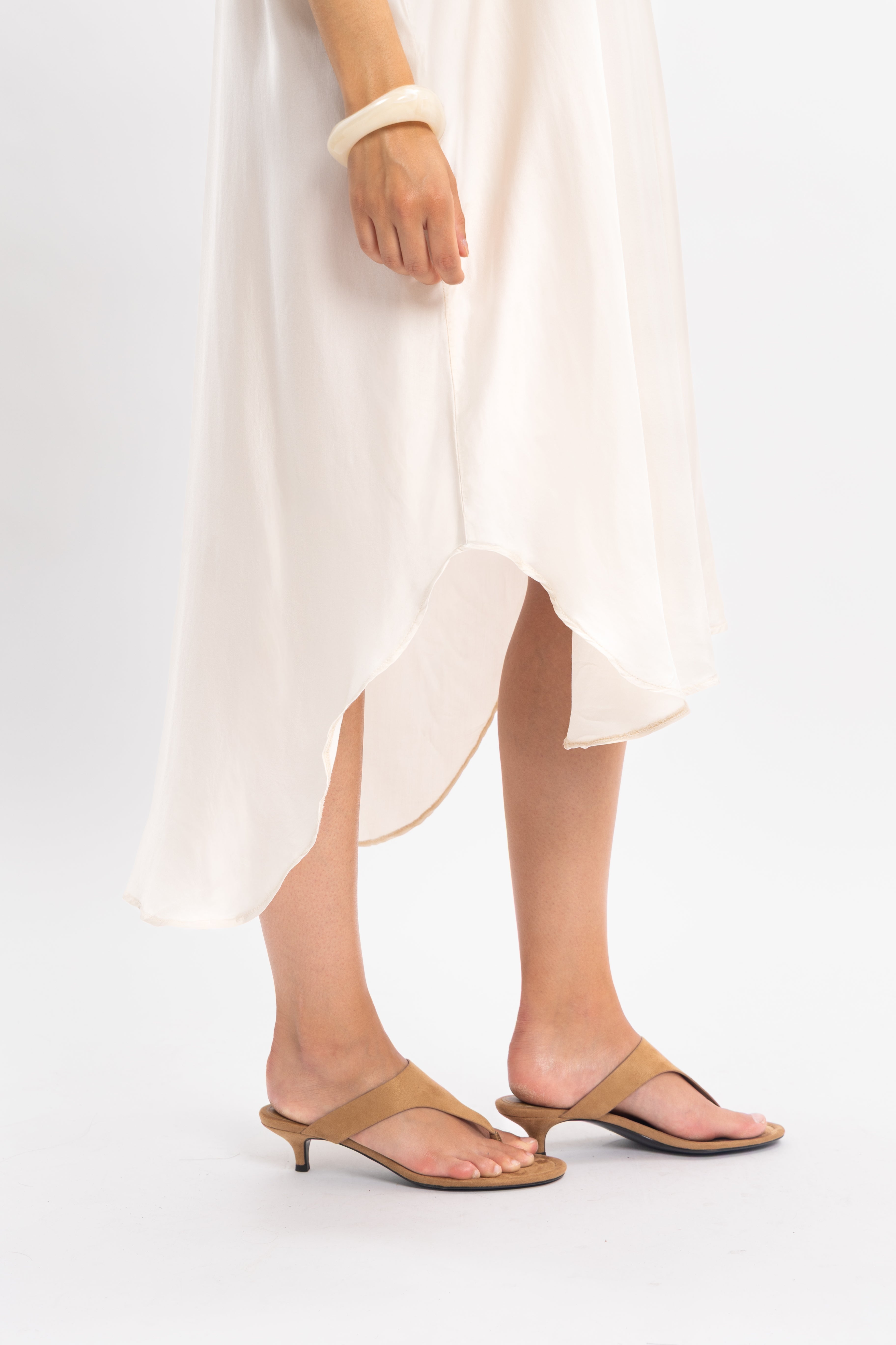 Robe chemise à manches courtes et col en V