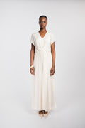 Robe fluide manches courtes