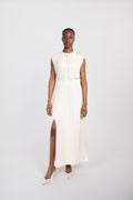 Dress with slit