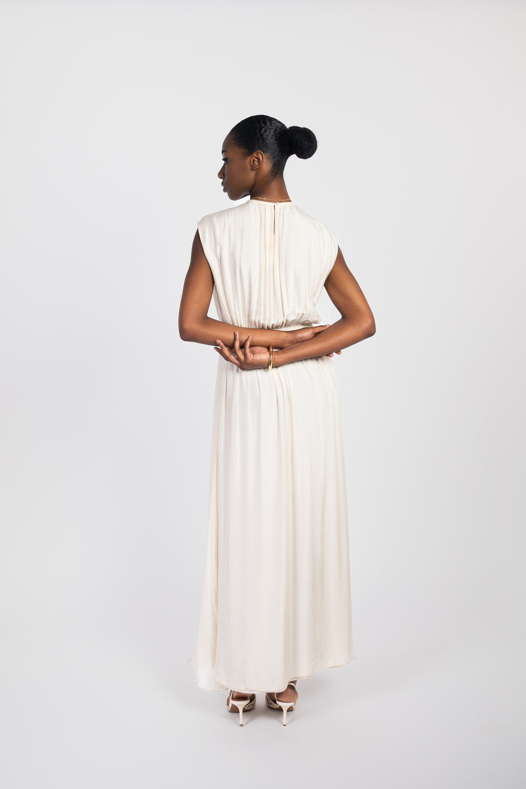 Dress with slit