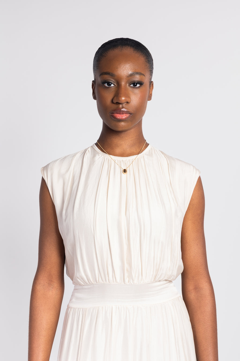 Dress with slit