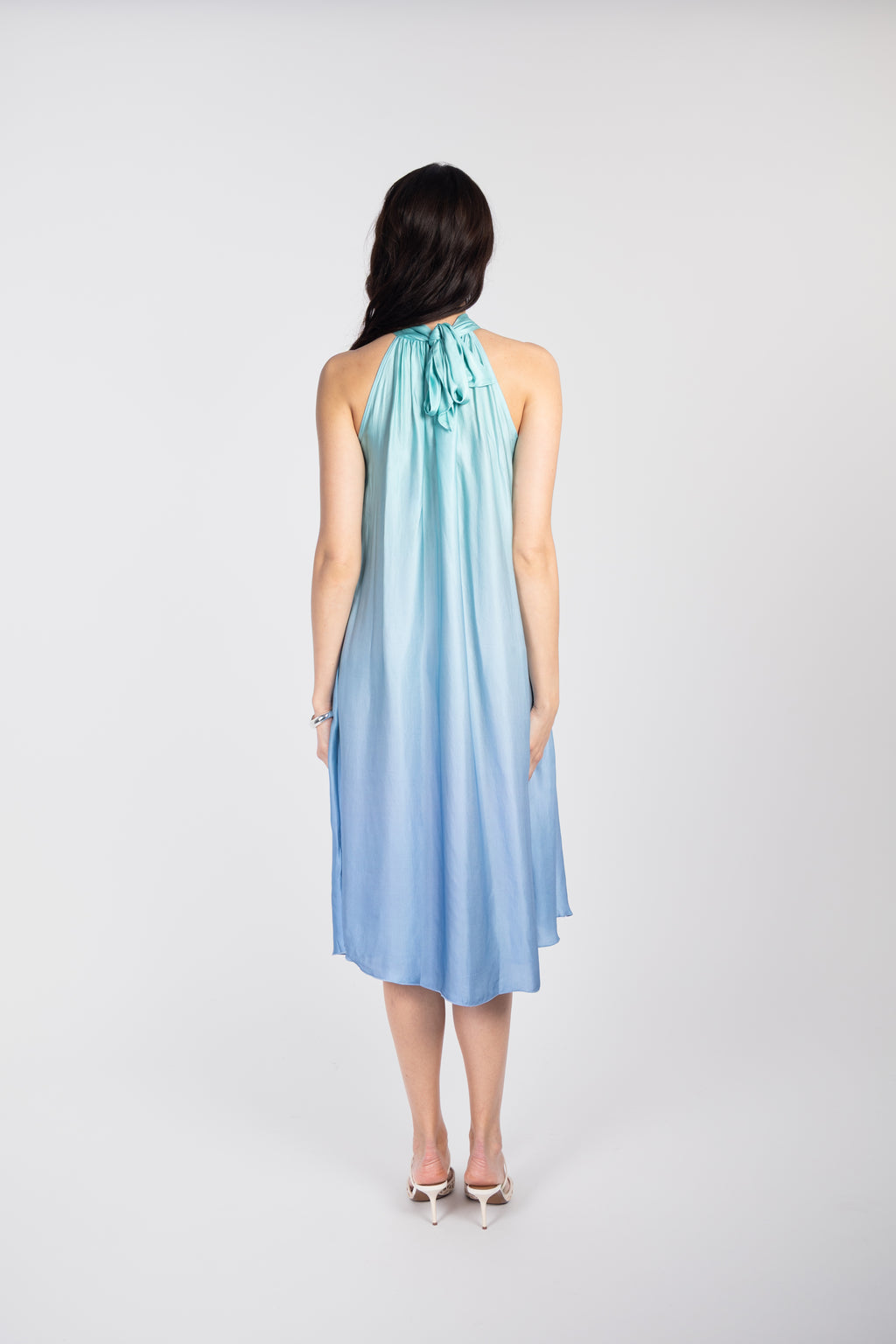 Tie-dye midi dress