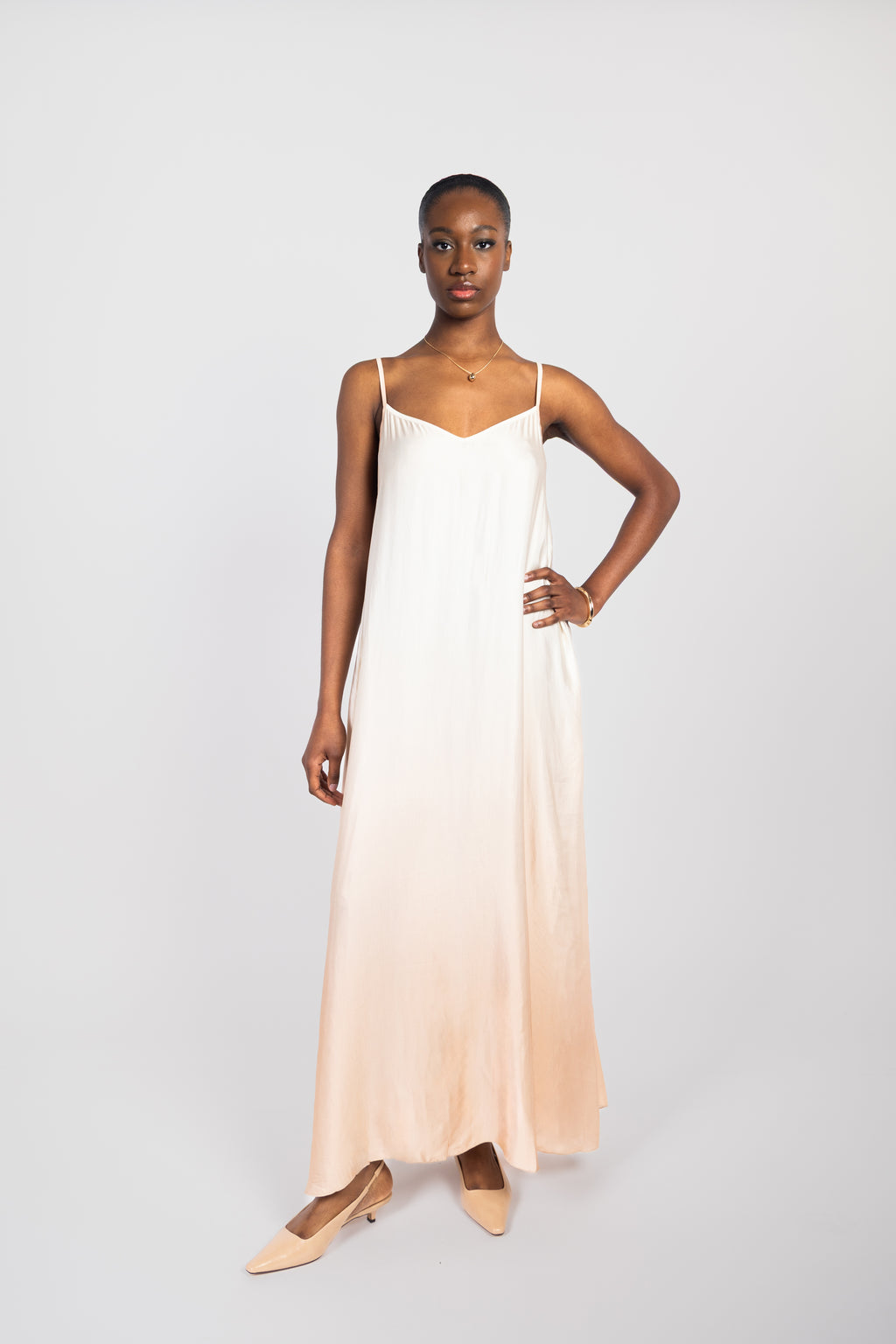 Tie-dye maxi dress