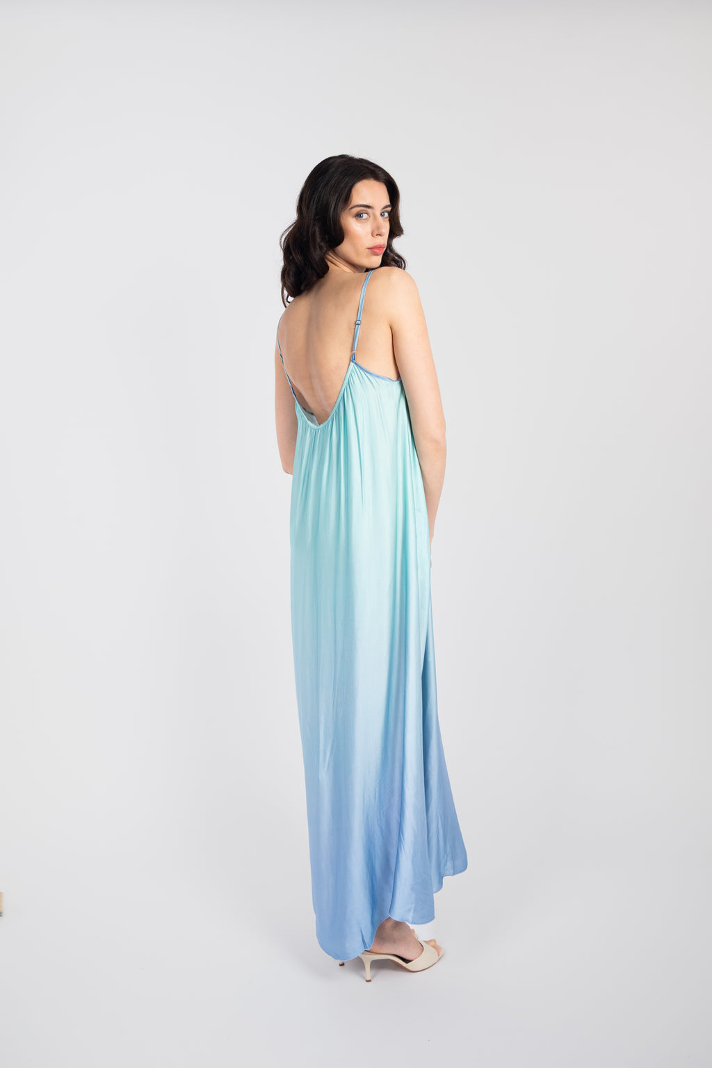 Tie-dye maxi dress