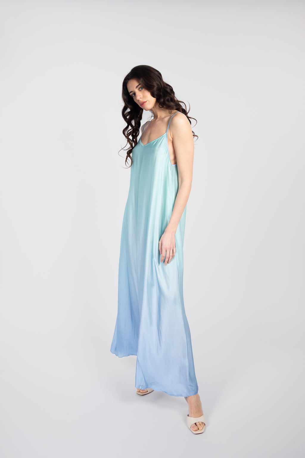 Tie-dye maxi dress