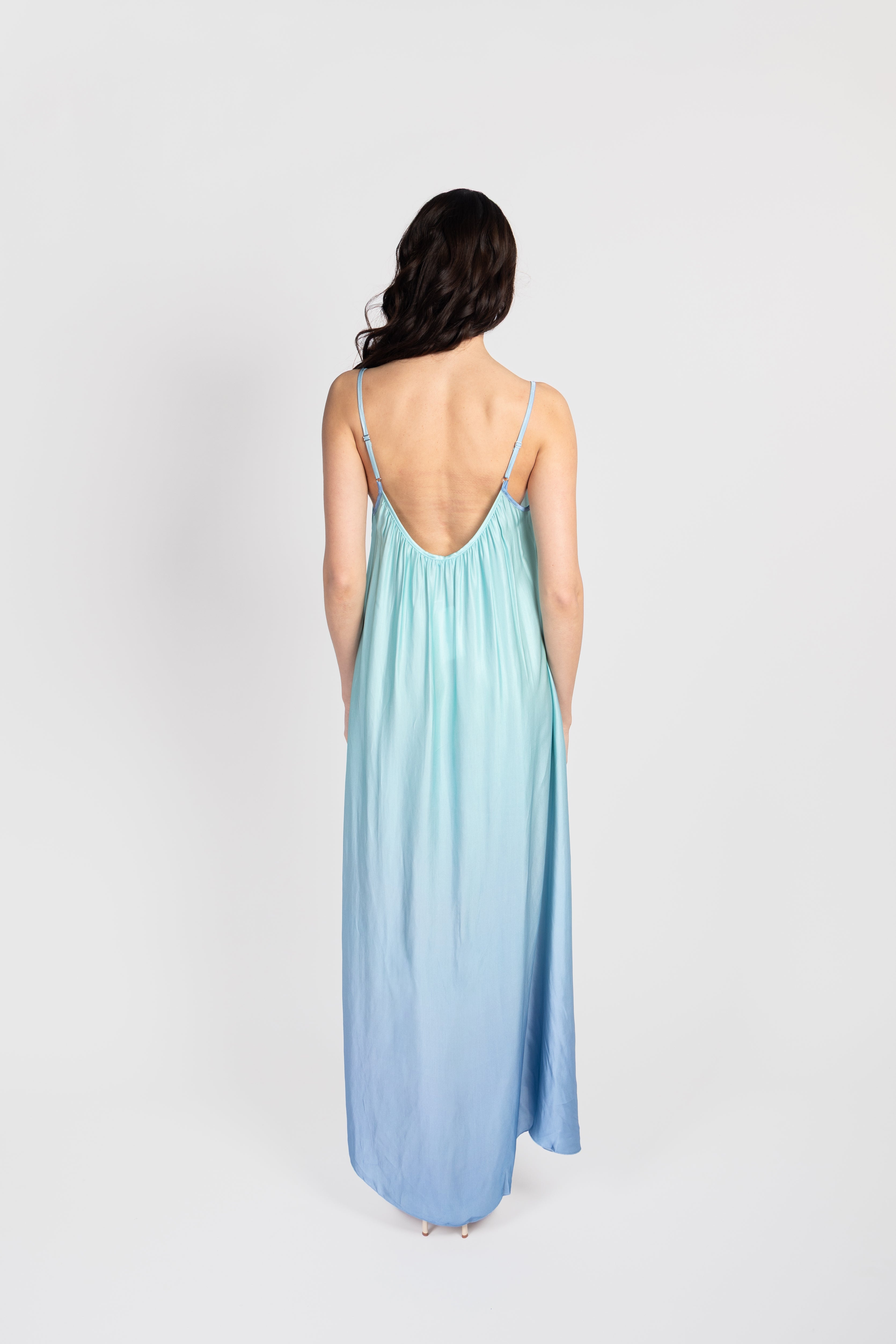 Tie-dye maxi dress