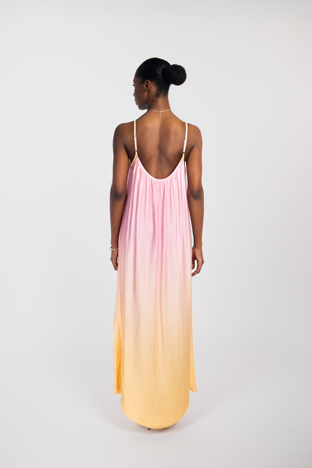 Tie-dye maxi dress