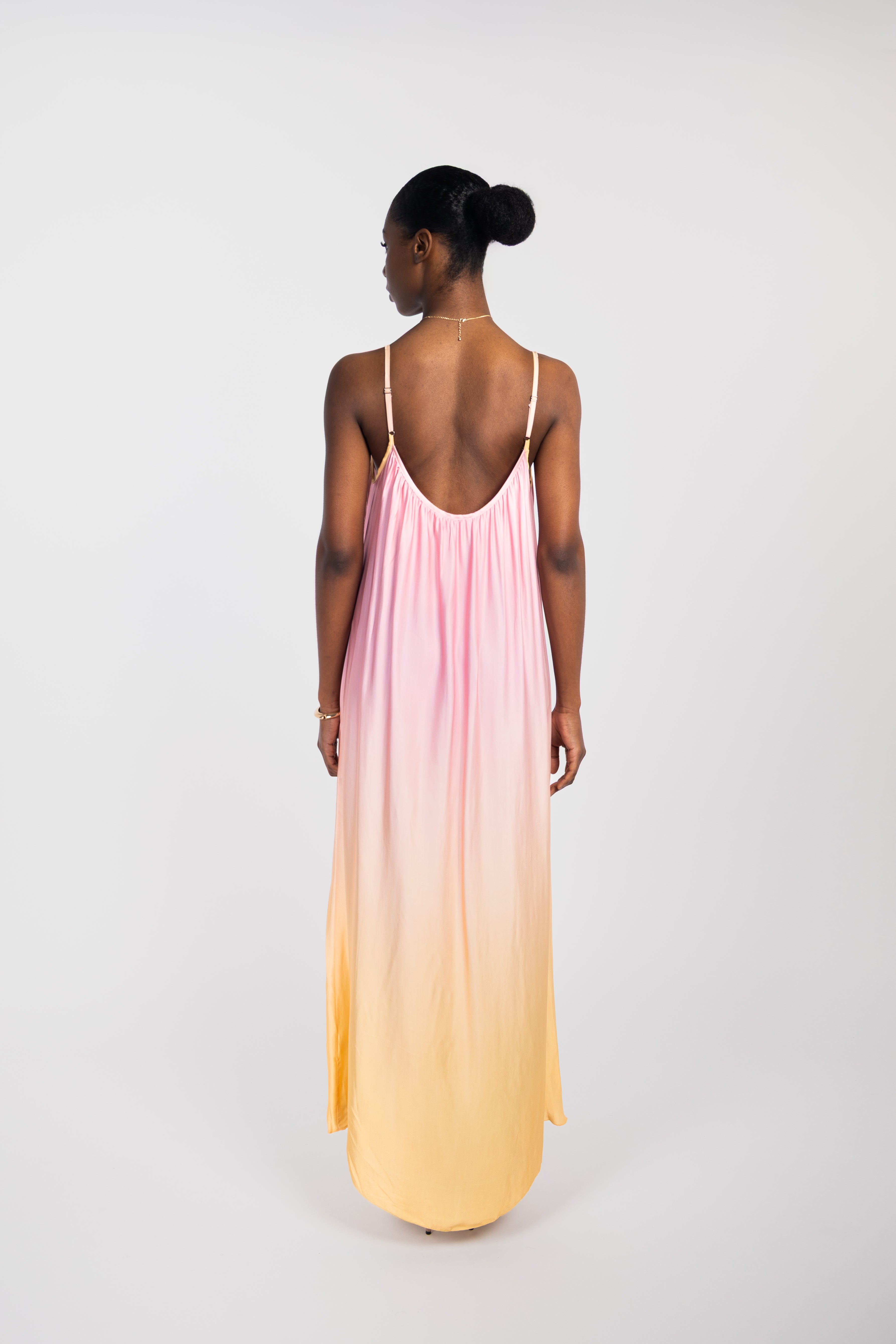 Tie-dye maxi dress
