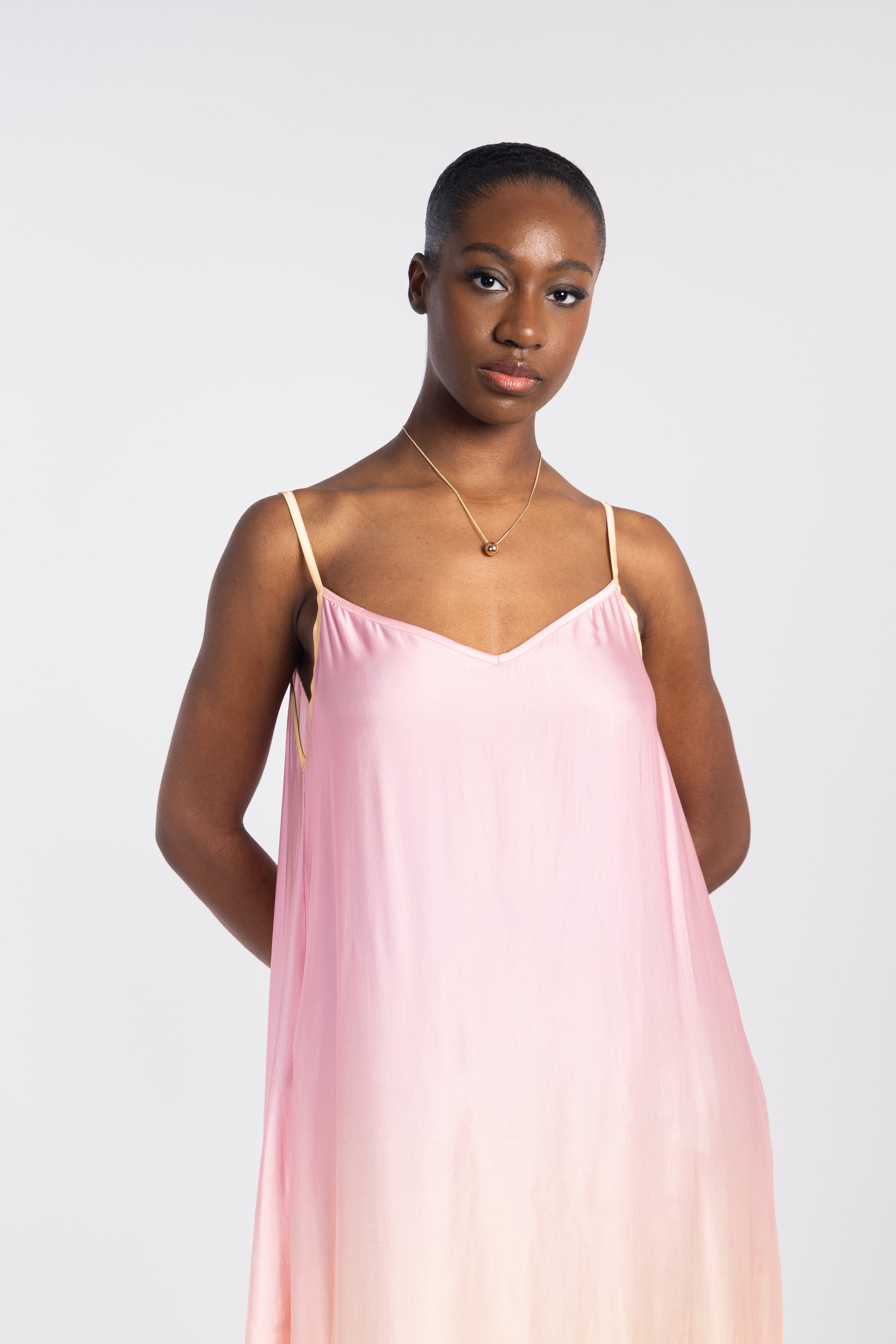 Tie-dye maxi dress