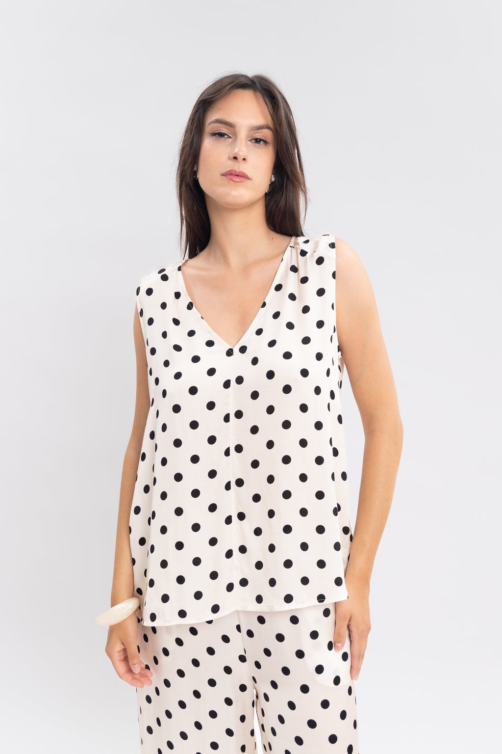 Débardeur à pois