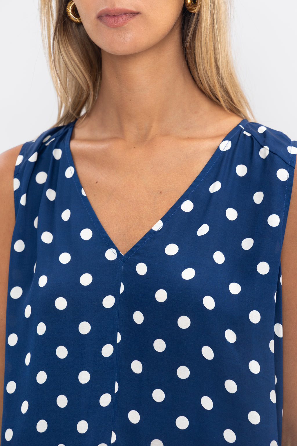Débardeur à pois