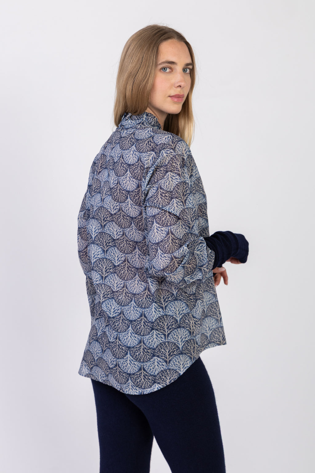 Chemisier imprimé en coton