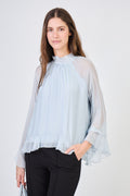 Blouse en soie vaporeuse