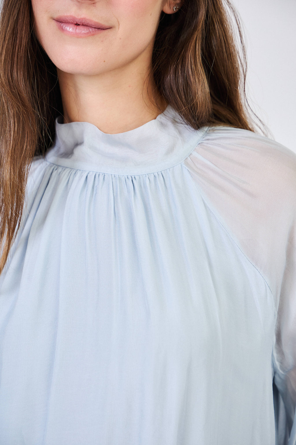 Blouse en soie vaporeuse