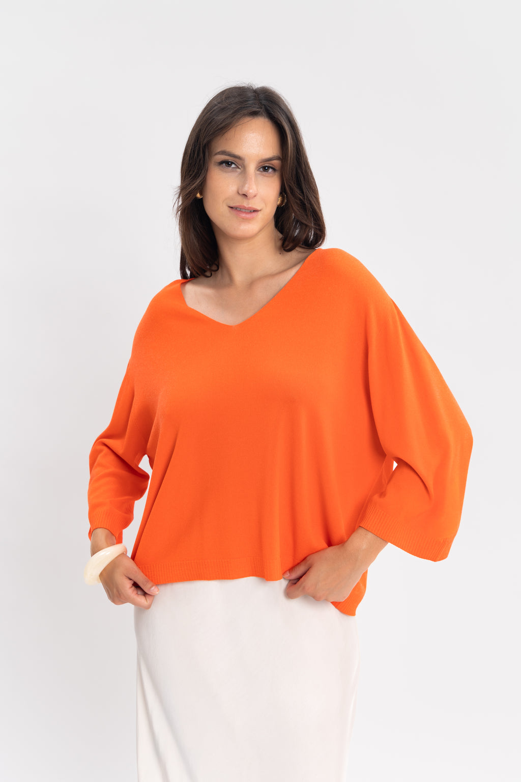 Maille froide sans couture manche 3/4