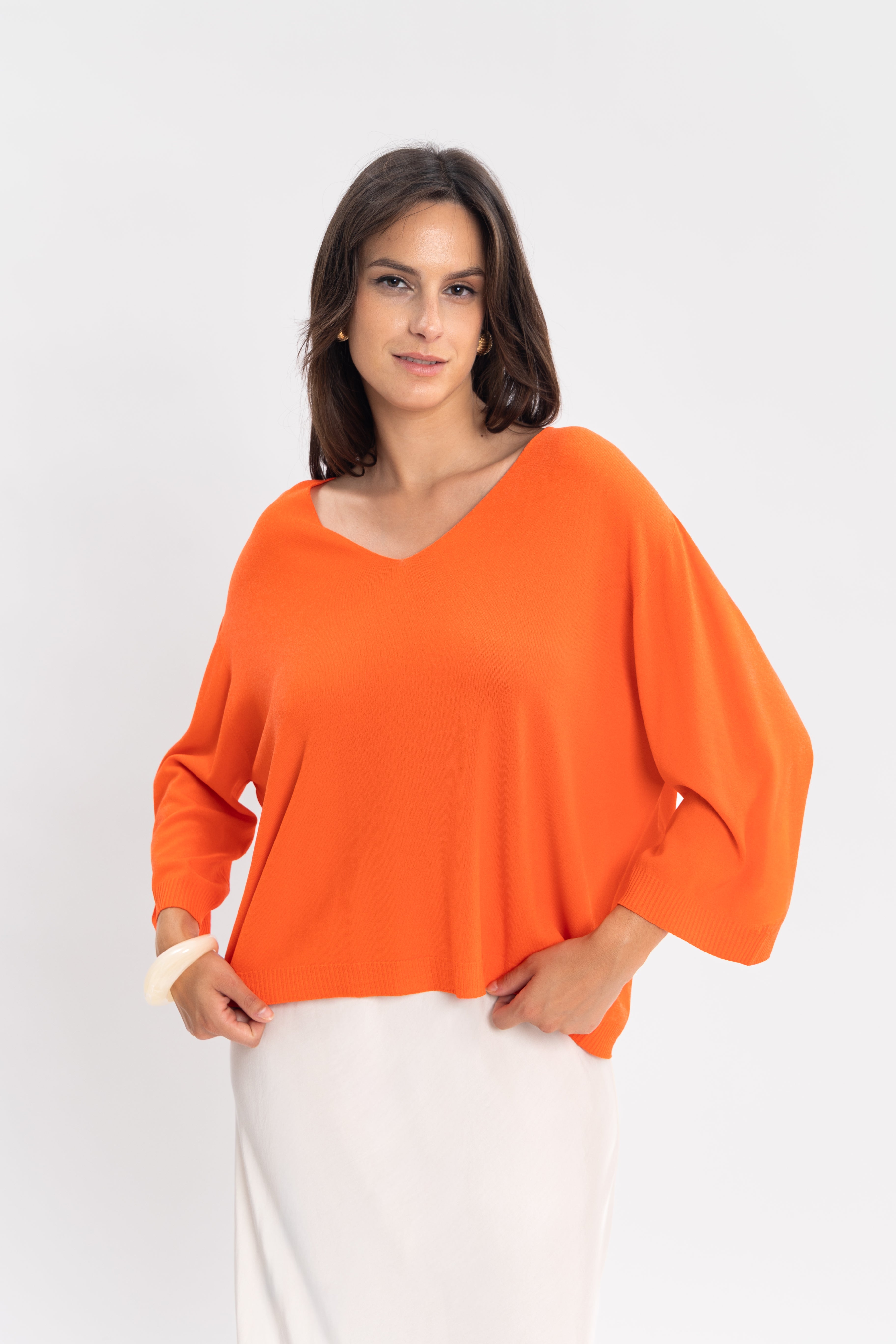 Maille froide sans couture manche 3/4