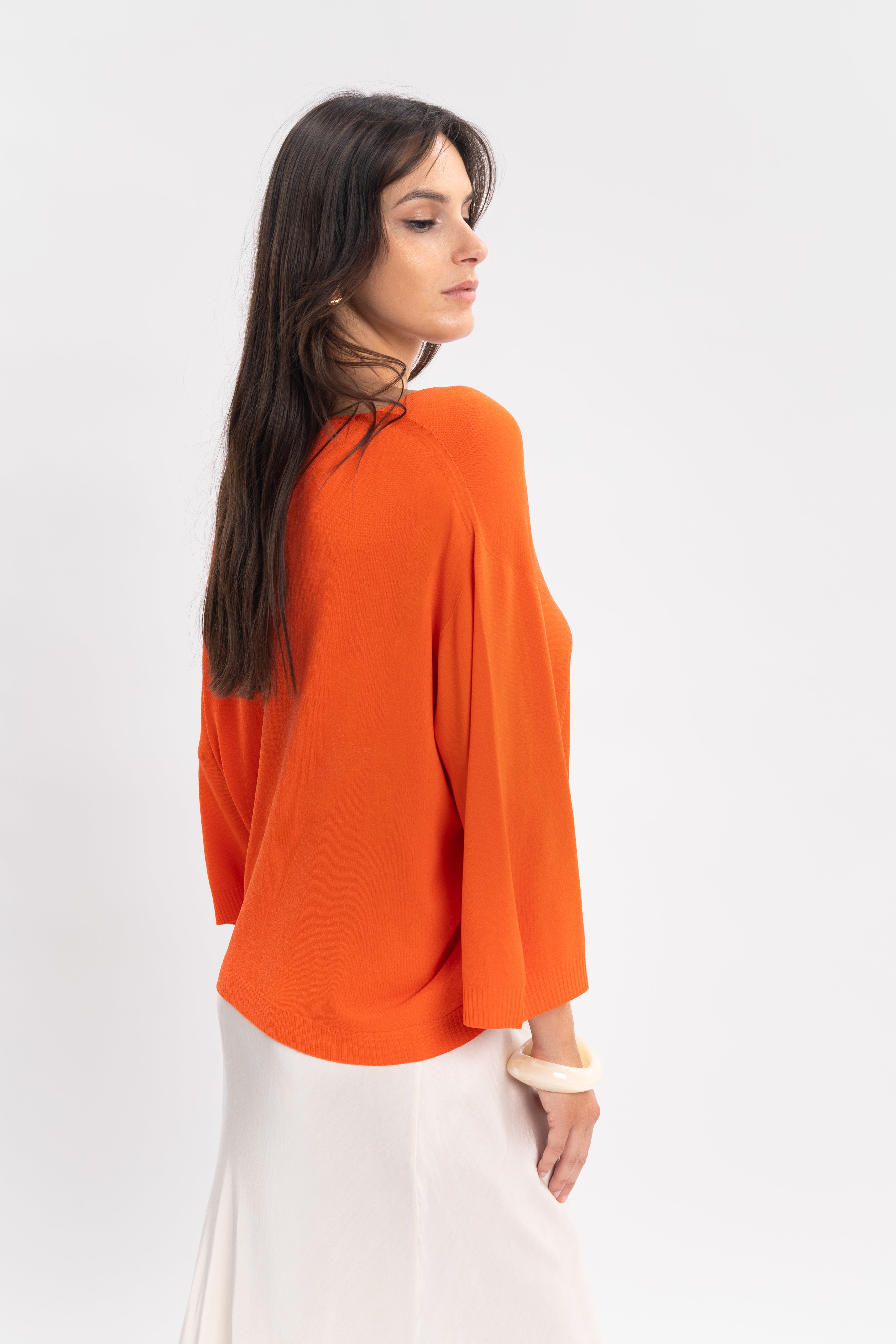 Maille froide sans couture manche 3/4
