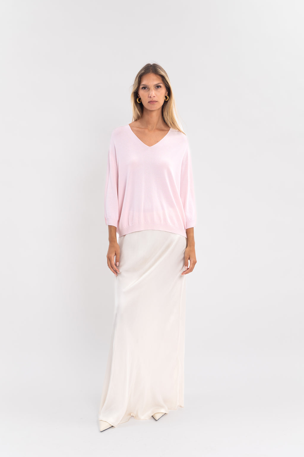 Maille froide sans couture manche 3/4