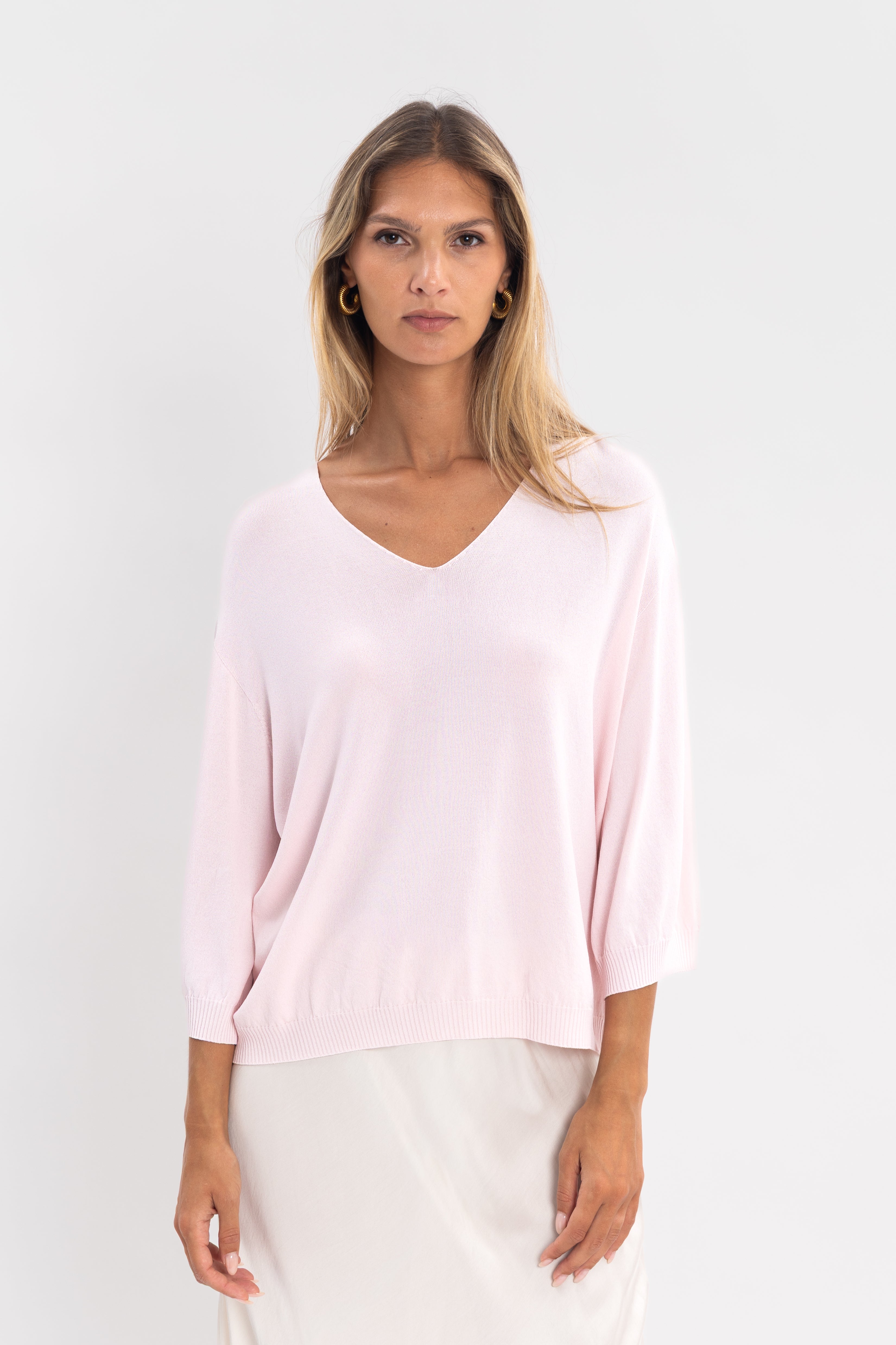 Maille froide sans couture manche 3/4
