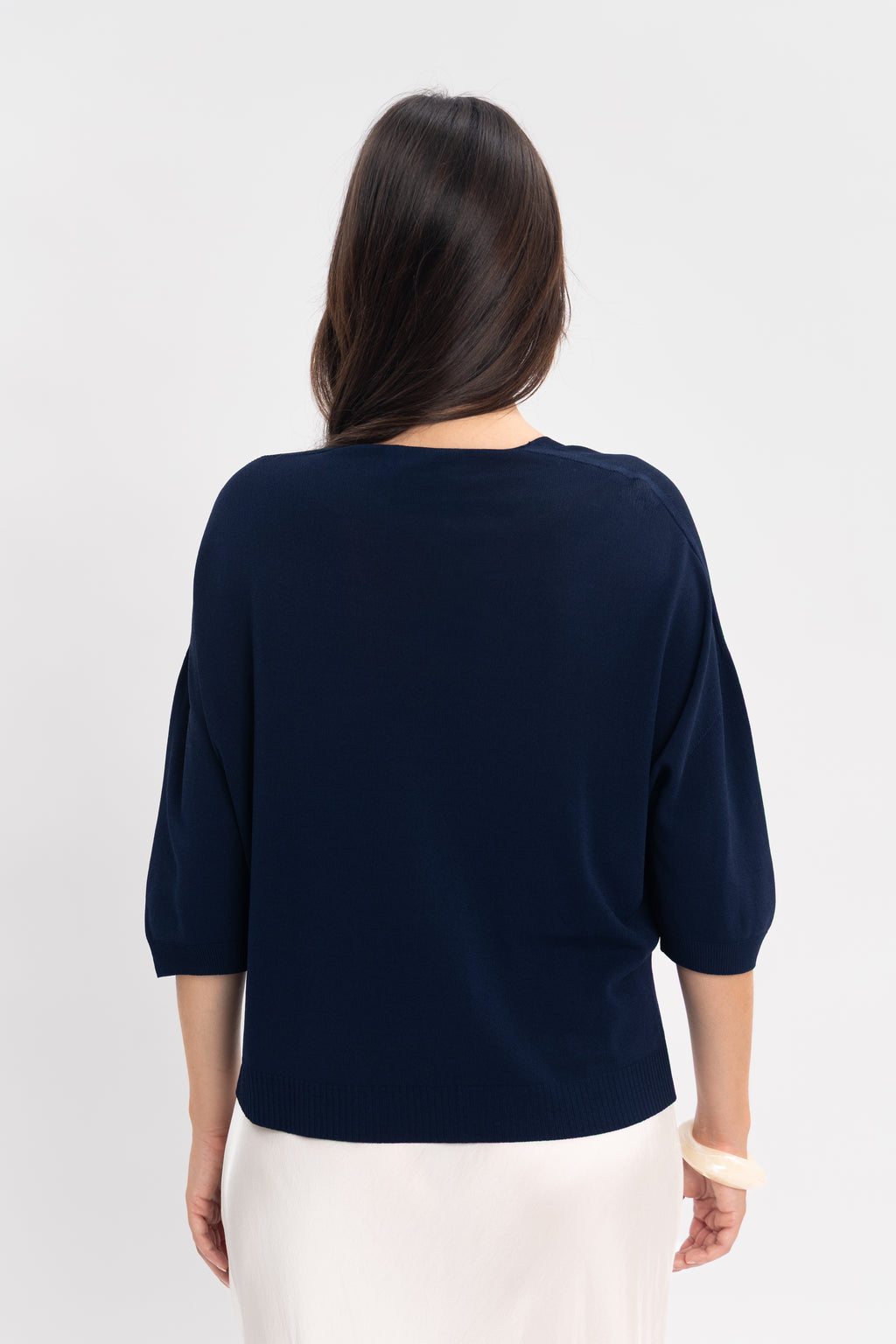 Maille froide sans couture avec fentes