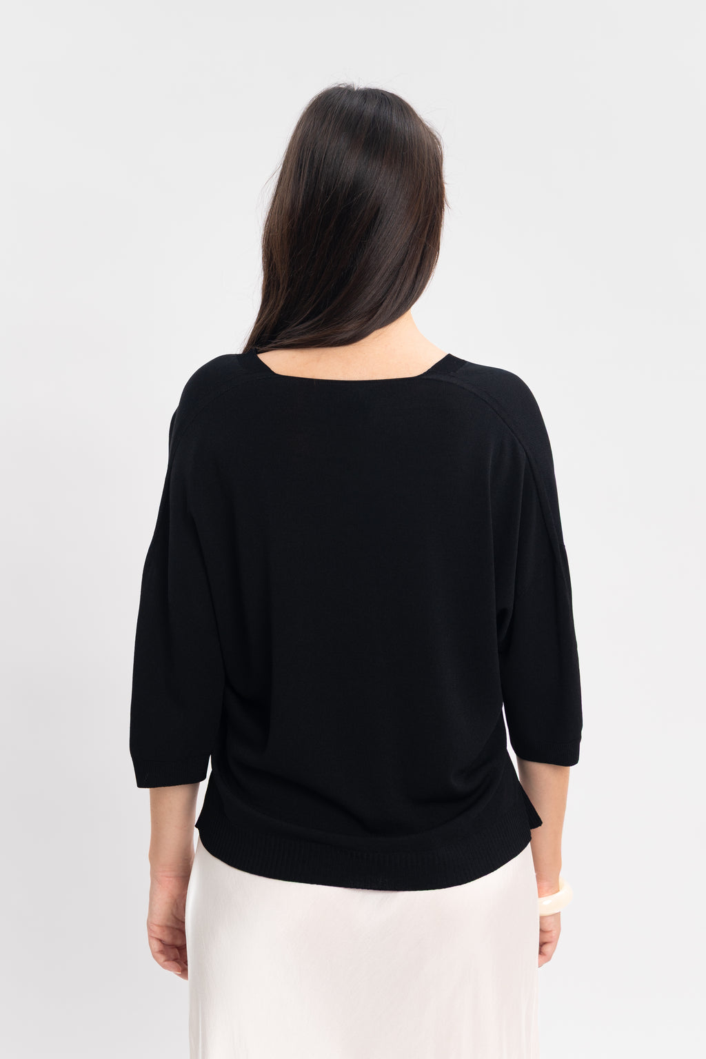 Maille froide sans couture avec fentes