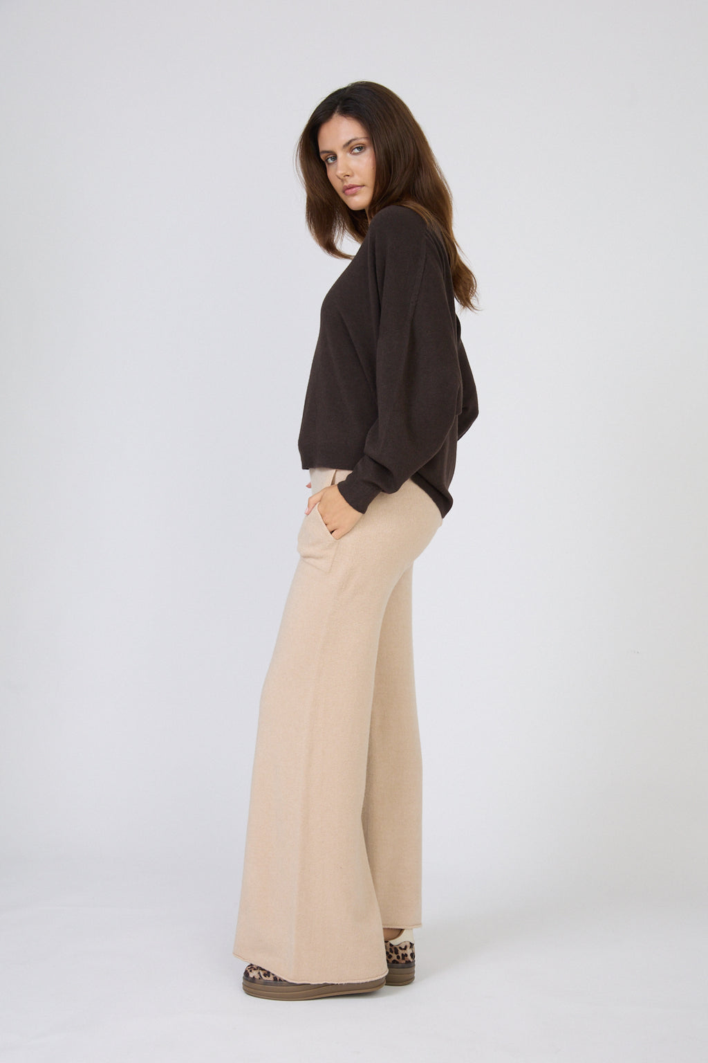 Pull court ultrafin col V