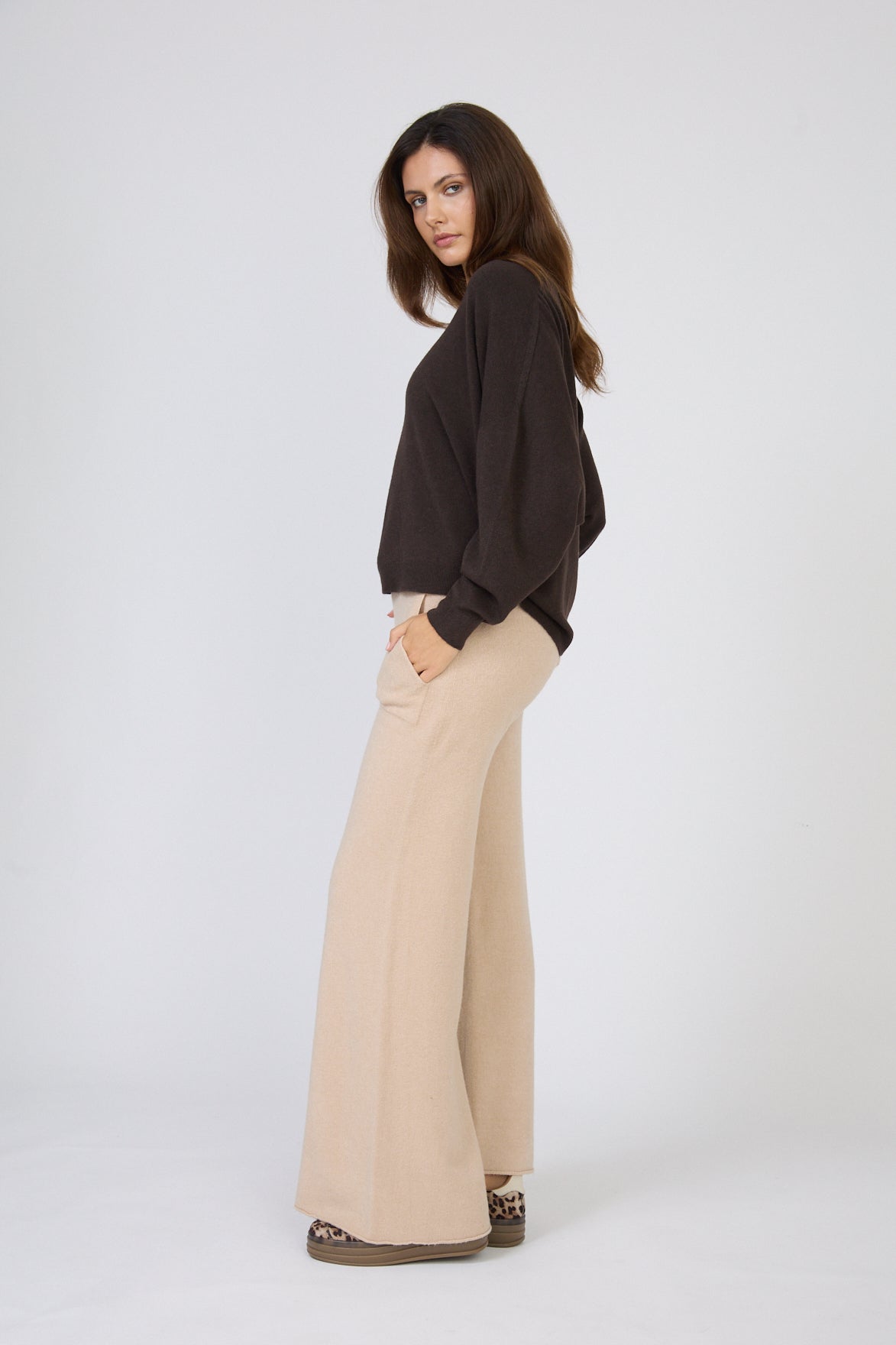 Pull court ultrafin col V