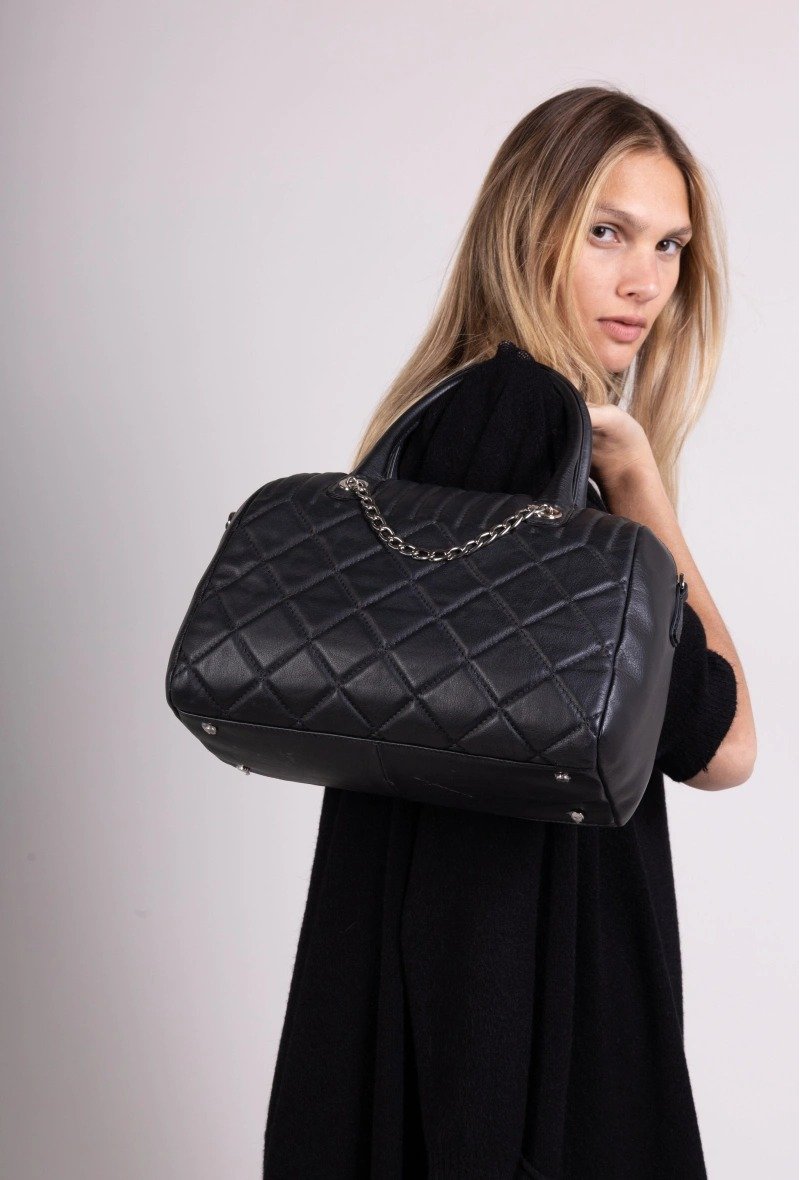 SAC MATELASSE EN CUIR