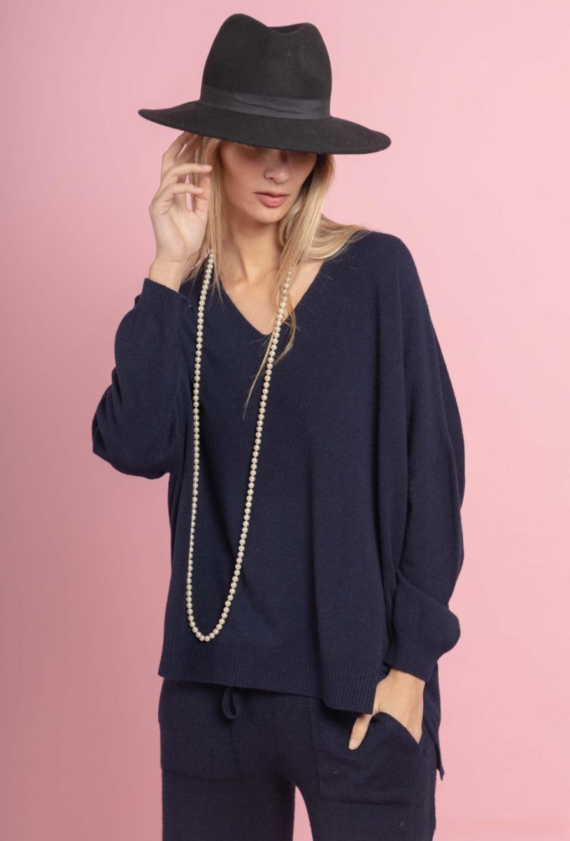 PULL OVERSIZE ULTRAFIN SANS COUTURE